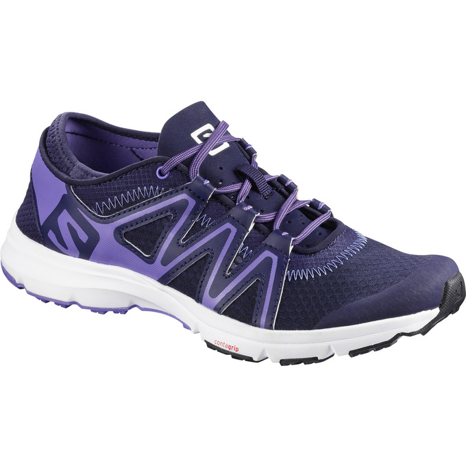 Salomon Singapore Womens Water Shoe - CROSSAMPHIBIAN SWIFT W Purple/Dark Purple | 53276-TQXE